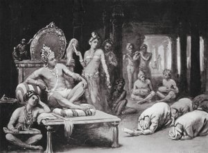 Vikramanka Chalukhya Sends a Friendly Letter to Kulottunga Chola by Margaret (after) Dovaston