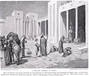 A Hittite Prince in Syria, illustration from 