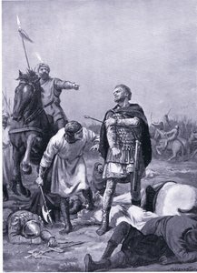 Capture of the emperor Romanus Diogenes by Alp Arslan in 1071 AD by Margaret Dovaston