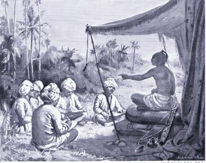 Kulottunga Chola instructs his surveyors 1086 AD by Margaret Dovaston