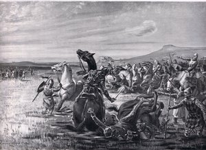 The Battle of Orchomenos, illustration from 