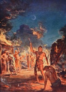 The Burning of Lagash, illustration from 