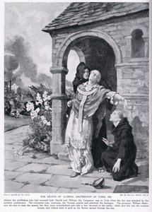 The death of Aldred, Archbishop of York AD1069 by Margaret Dovaston