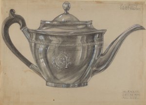 Silver Teapot by Margaret Knapp