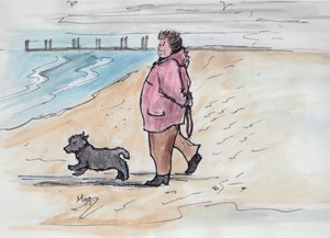 Walking the dog - 03 by Margaret Loxton