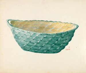Hand Made Work Basket by Margaret Stottlemeyer