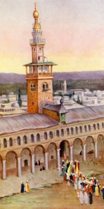 Court of the Great Mosque, Damascus by Margaret Thomas