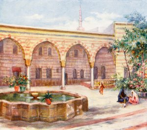 Court of the House of Asad Pasha, Damascus by Margaret Thomas