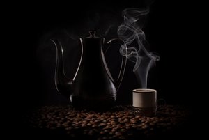 Dark Coffee Still Life by Margareth Perfoncio