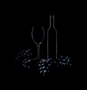 Elegant Wine Still Life by Margareth Perfoncio