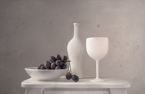 Minimalist Grapes And Wine