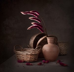 Moody Flowers and Baskets