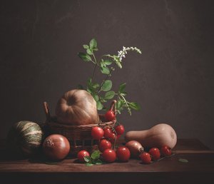 Rustic Harvest Still Life
