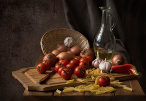 Rustic Italian Ingredients by Margareth Perfoncio