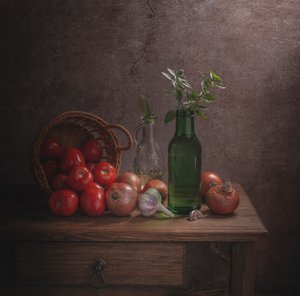 Rustic Kitchen Ingredients