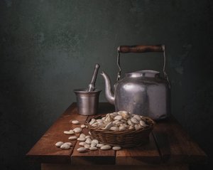 Rustic Kitchen Still Life by Margareth Perfoncio