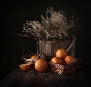 Rustic Orange Still Life