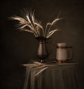 Rustic Wheat Still Life