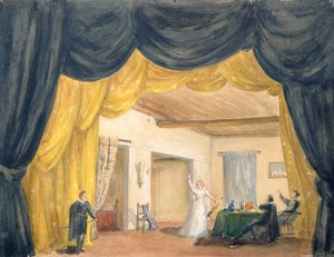 Stage Design for Aleksandr Sergeyvich Dargomyzhsky