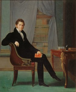 Portrait of Jacques-François Ancelot 1794-1854, 1819 by Marguerite Louise Virginie Ancelot