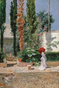 The Garden of the Fortuny Residence by Marià Fortuny