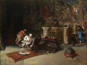 The Print Collector by Marià Fortuny