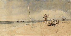 African Beach by Marià Fortuny Marsal