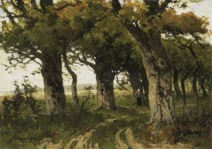 Oak Avenue in Late Summer by Maria Bilders van Bosse
