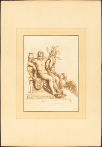 Jupiter by Maria Catharina Prestel after Giulio Romano