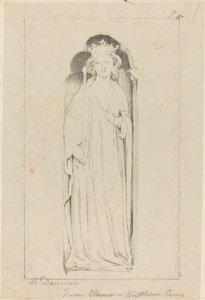 Queen Eleanor, from Waltham Cross by Maria Denman after John Flaxman