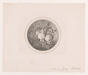 Flowers in a Vase by Maria Geertruida de Goeje Barbiers (attributed to)