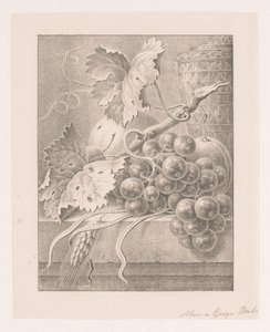 Still Life with Fruits and Decorated Pot