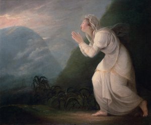 Persian Lady Worshipping the Rising Sun, 1784