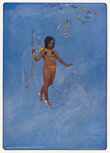 Illustration for Hiawatha by Longfellow by Maria Louise Kirk
