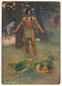 Illustration for Hiawatha by Longfellow