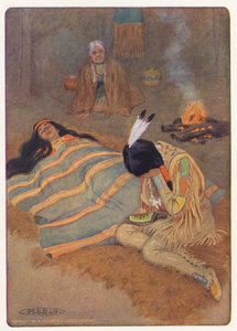 Illustration for Hiawatha by Longfellow