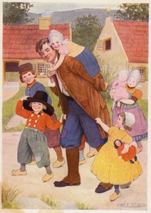 Illustration for the Story of Rip Van Winkle