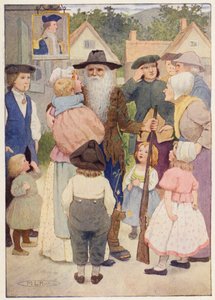 Illustration for the Story of Rip Van Winkle