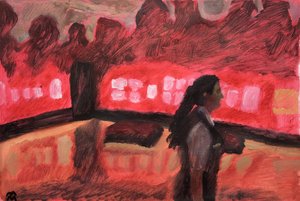 Crimson Room by Maria Magenta