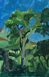 Turkish Landscape with Tree