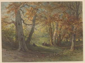 Forest View near Oosterbeek by Maria Vos