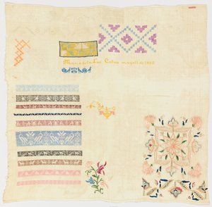 Sampler by Maria de la Luz Garcia