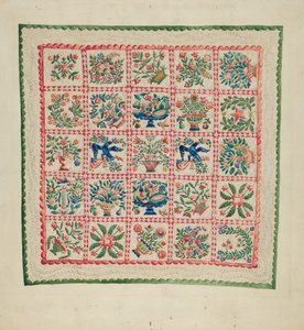Applique Quilt by Marian Curtis Foster