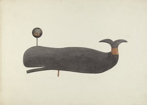 Whale Weather Vane by Marian Page
