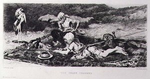 The Snake Charmer (engraved by Emile Boilvin)