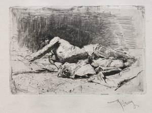 Man Rolling on the Ground