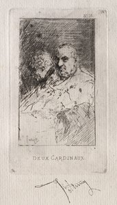 Two Cardinals by Mariano Fortuny y Marsal