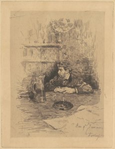 Friend Ed. Zamacois (Eduardo Zamacois y Zabala) by Marià Fortuny