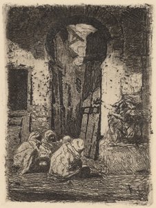Tangier (Seated Arabs) by Marià Fortuny