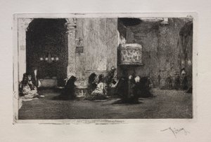 Eglise St. Joseph in Madrid by Mariano José María Bernardo Fortuny y Carbó